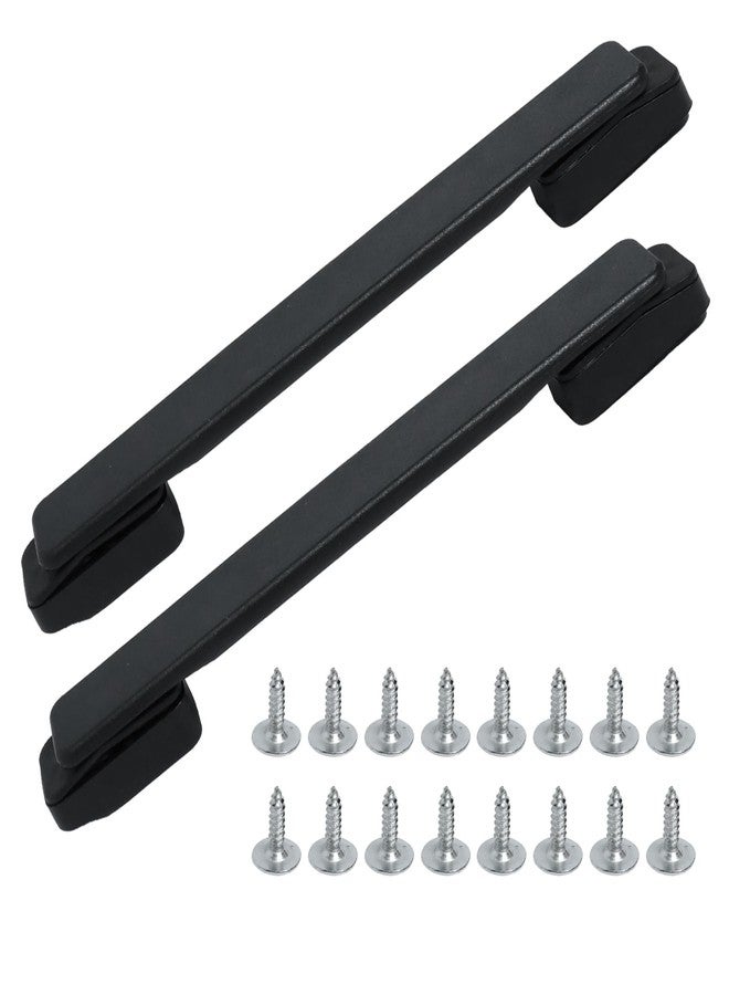 Gabrella 2 Pcs Luggage Suitcase Handle, 8inch/20cm Length Strap Grip Plastic Suitcase Pull Handles Grip Replacement for Home Box Case Black, Carry Strap Luggage Grip - Image 1